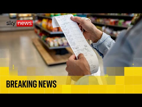 Surprise fall in UK inflation | March 2025 | Sky News coverage