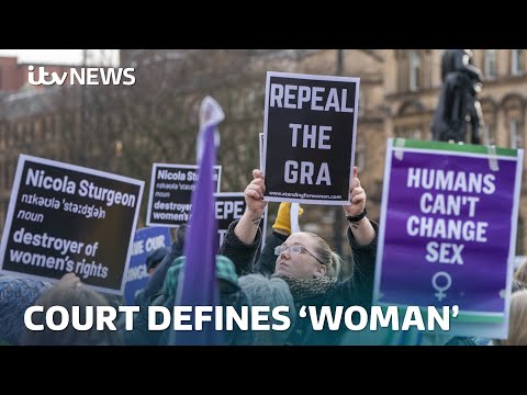 Watch as Supreme Court delivers ruling on legal definition of a woman | ITV News