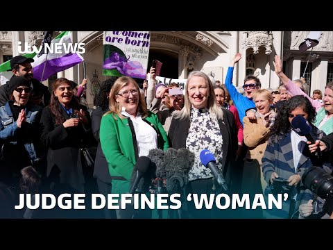 Watch in full: Supreme Court defines ‘woman’ in UK law as referring to ‘biological sex’ | ITV News