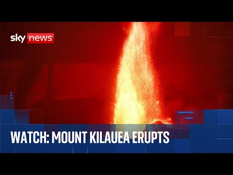 LIVE: Mount Kilauea erupts in Hawaii