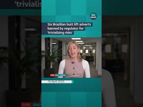 Six Brazilian butt lift adverts banned by regulator for ‘trivialising risks’ | ITV News  #itvnews