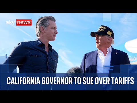 California governor speaks on Trump tariffs