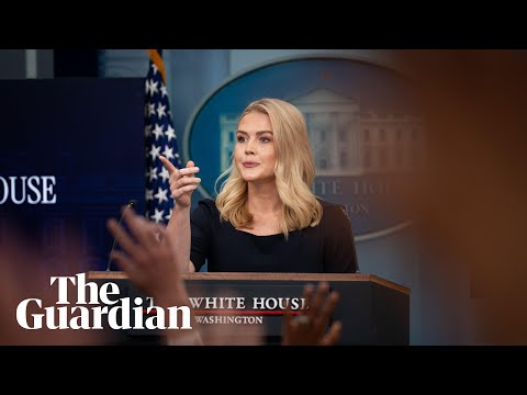 White House press secretary Karoline Leavitt delivers a briefing to the media – watch live