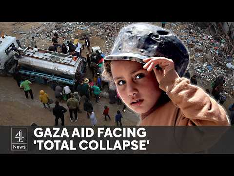 Aid in Gaza facing ‘total collapse’ as Israel continues bombing