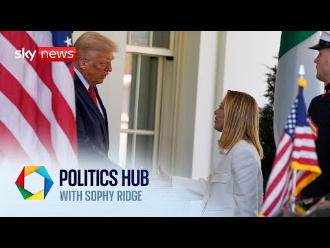 Can Meloni bridge gap between US and Europe? | Politics Hub with Ali Fortescue