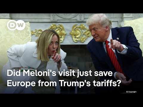 ‘100 percent’ chance of tariff deal with EU says Trump | DW News