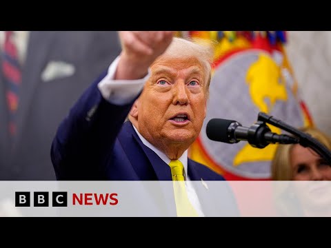 President Trump says US will ‘pass’ on Ukraine peace talks if no progress soon | BBC News