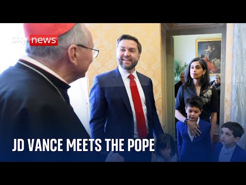 US Vice President JD Vance meets the Pope and Vatican officials