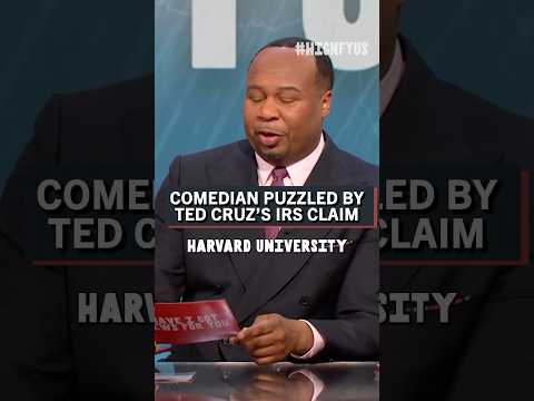 Comedian puzzled by Ted Cruz’s IRS claim
