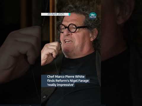 Marco Pierre White: Reform’s Nigel Farage is ‘very impressive’ #itvnews #politics
