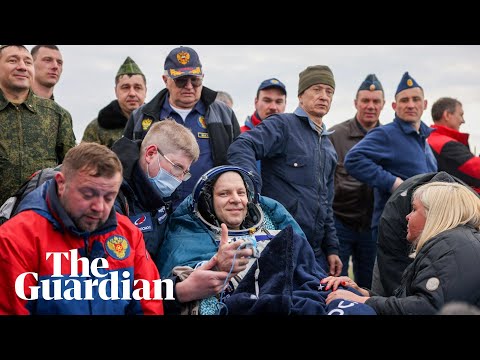 Nasa’s oldest astronaut celebrates 70th birthday while hurtling back to Earth