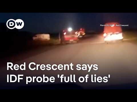 Killing of 15 Palestinian medics: Just a “professional failure”? | DW News