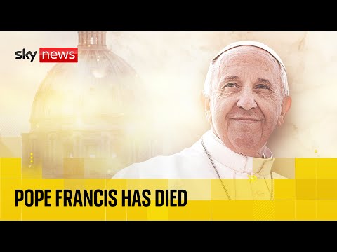 BREAKING: Pope Francis has died, the Vatican says