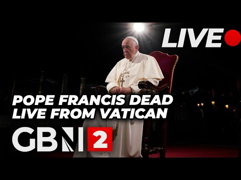 View of St. Peter’s Square in the Vatican following Pope Francis’s death