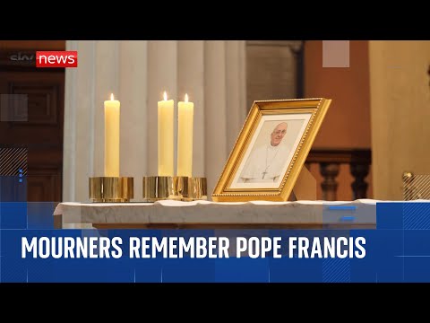 Irish Catholics gather to remember Pope Francis