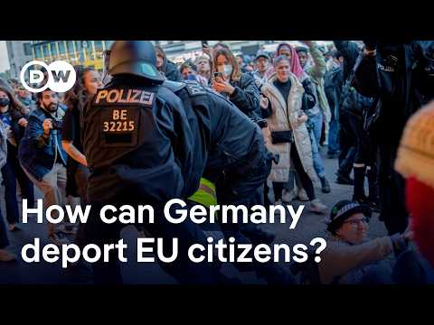 Germany to deport EU and US citizens for pro-Palestinian  protest | DW News