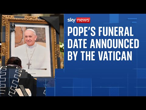 Date of pope’s funeral released by meeting of cardinals at the Vatican