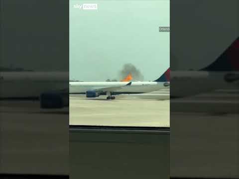 Plane evacuated as fire breaks out