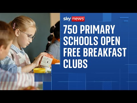 750 primary schools in England to offer free breakfast clubs to students