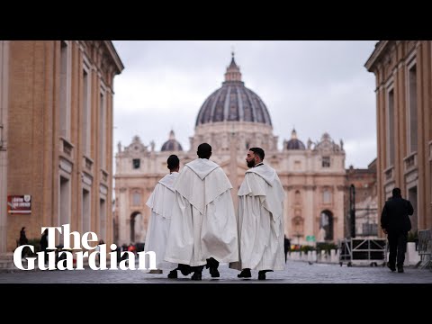 Pope Francis’s coffin transferred to St Peter’s Basilica – watch live