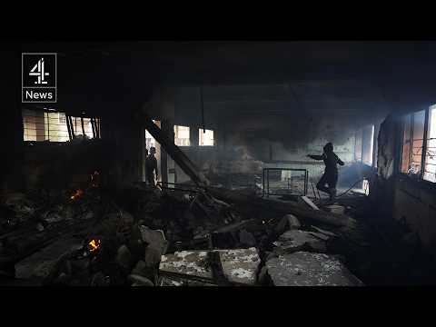 Israeli airstrikes on Gaza school and hospital kill 39 people