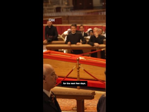 CNN goes inside St. Peter’s Basilica where Pope Francis lies in state