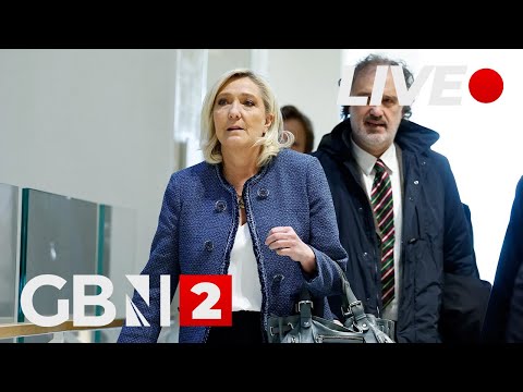 WATCH LIVE: Live from outside the National Rally HQ in Paris after Marine Le Pen found guilty
