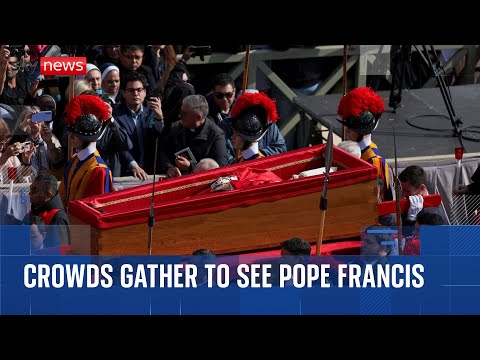 Prayers and tears as body of Pope Francis moved to St Peter’s Basilica