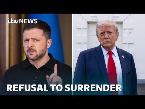 Zelenskyy’s refusal to surrender land jeopardises peace deal, says Trump | ITV News
