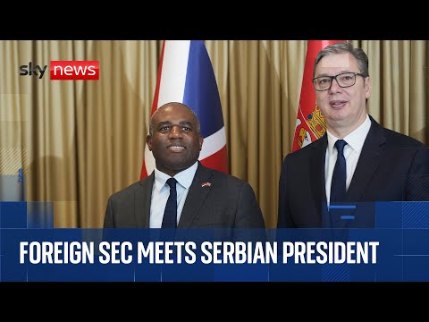 Foreign Secretary David Lammy holds joint news conference with Serbian president