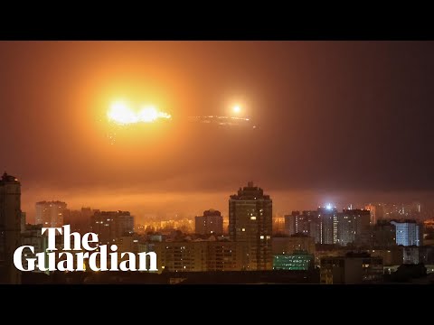 People shelter in the metro as Russian missiles hit Ukraine’s capital