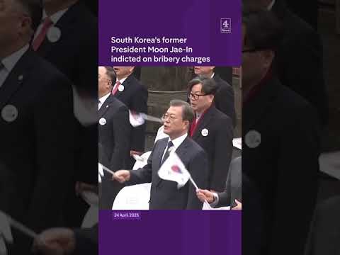 South Korea’s former President Moon Jae-In indicted on bribery charges