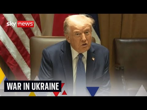 Trump faces questions after Russian strike on Kyiv overnight