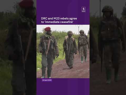 DRC and M23 rebels agree to ‘immediate ceasefire’