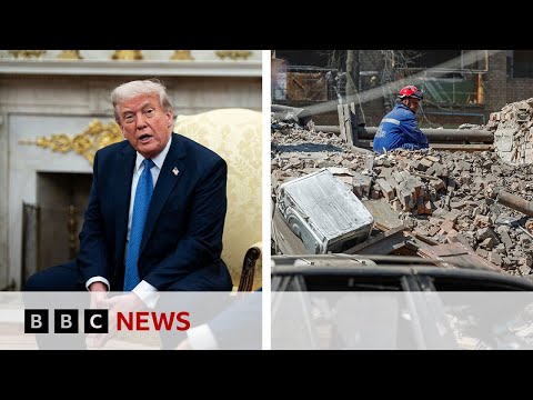 President Trump says US is ‘putting a lot of pressure’ on Russia and Ukraine | BBC News