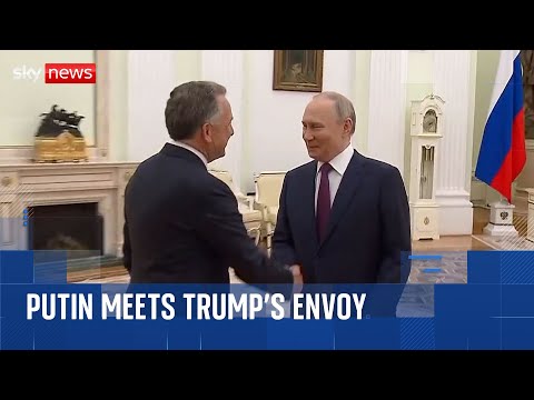 Ukraine war: Donald Trump’s envoy meets Putin for talks
