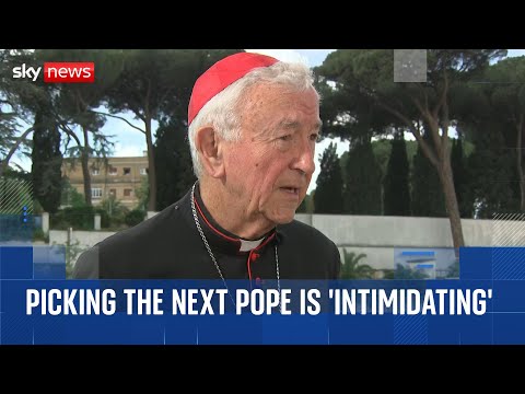 British cardinal who will be in the conclave says picking the next pope is ‘intimidating’