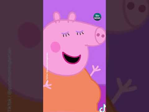 Peppa Pig’s parents have gender reveal for new baby  #itvnews #peppapig