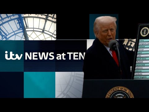 Donald Trump unveils plans for 10% tariffs on UK – watch Wednesday’s ITV News at Ten