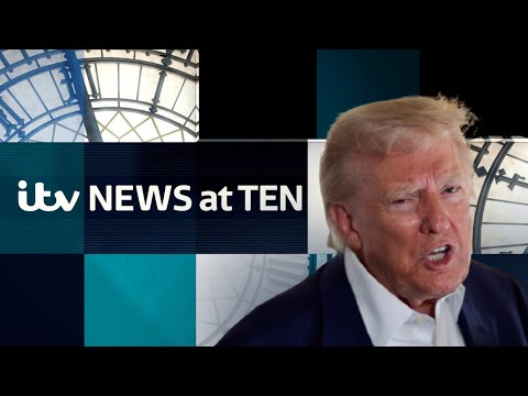 Watch ITV News At Ten – as Donald Trump lands in Rome for the Pope’s Funeral | ITV News