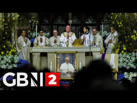 New York’s St. Patrick’s Cathedral celebrates mass for Pope Francis