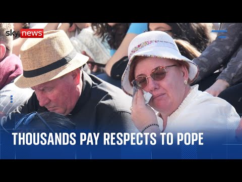 Hundreds of thousands line Rome’s streets for Pope Francis’s funeral
