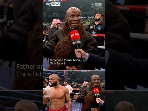 Chris Eubank ‘proud’ of son