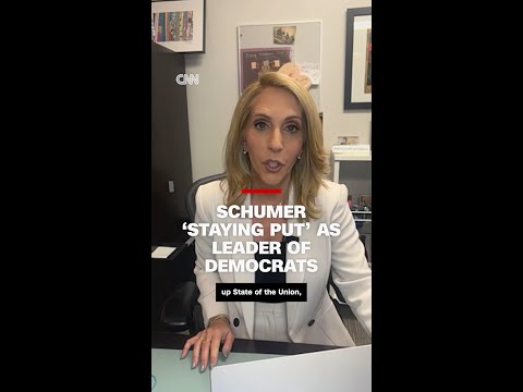 Sen. Schumer says he’s ‘staying put’ as Democrat leader