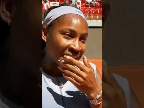 Moment power cut Madrid Open