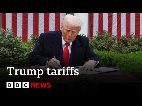 World leaders criticise Trump tariffs as ‘major blow’ | BBC News