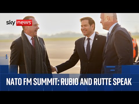 LIVE: NATO Secretary General Mark Rutte and US Secretary of State Marco Rubio speak at NATO summit