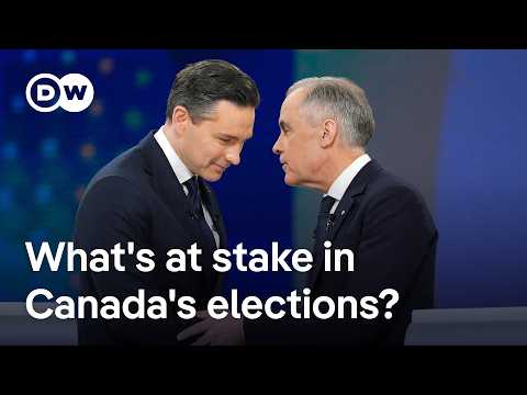 Canadian elections: Liberal and Conservative frontrunners race to the finish line | DW News