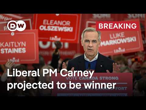 Liberal Party projected to win Canadian elections, says Canada’s public broadcaster | DW News