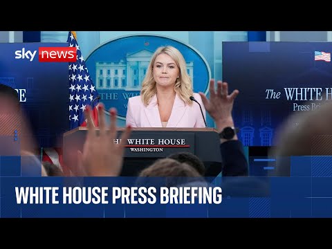 White House press briefing to mark Trump’s 100th day in office
